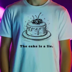 "The Cake is a Lie" T-Shirt | T-Shirt für Gamer