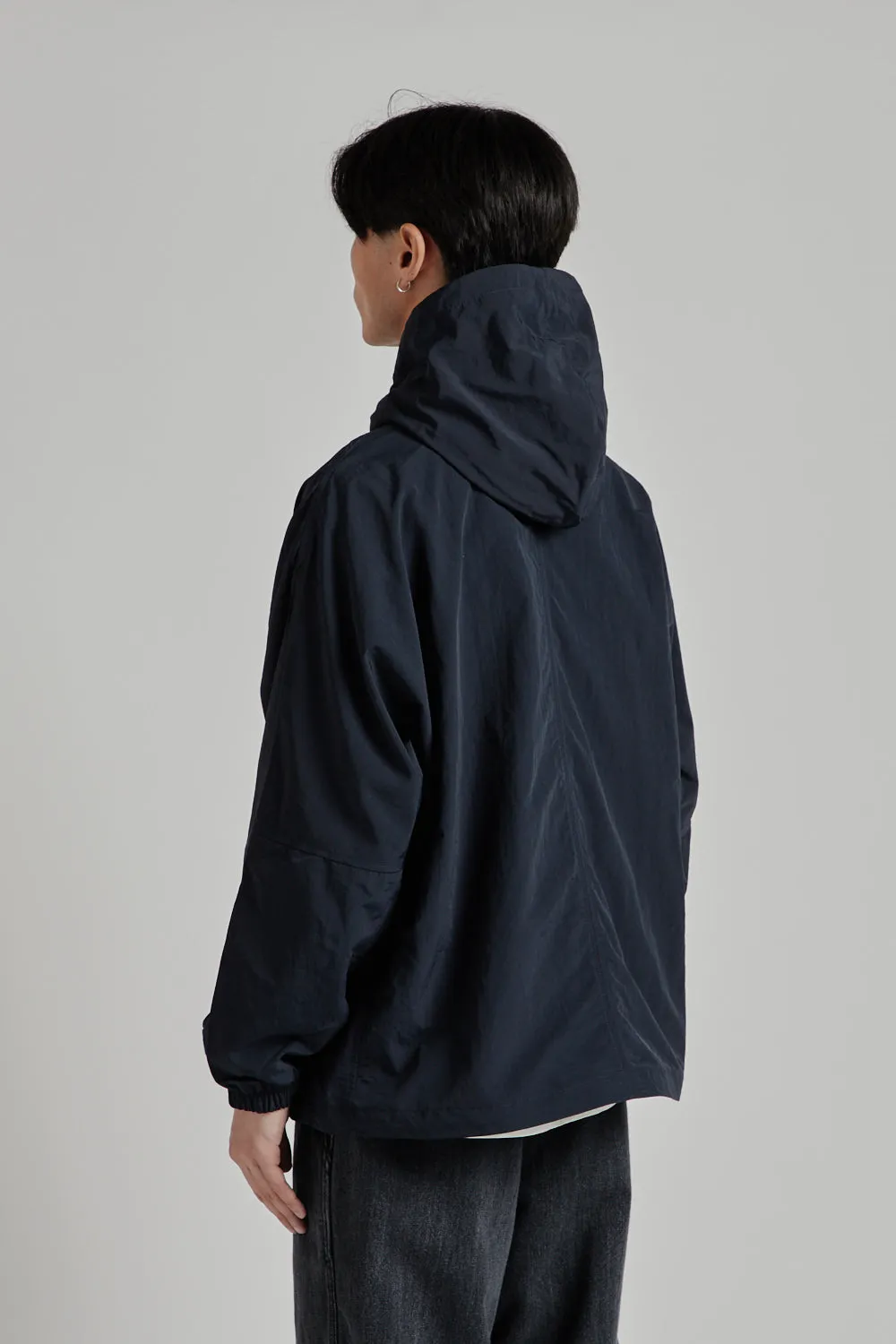 Reversible Hooded Jacket - Black