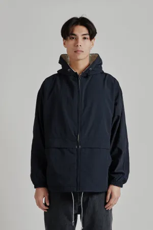 Reversible Hooded Jacket - Black