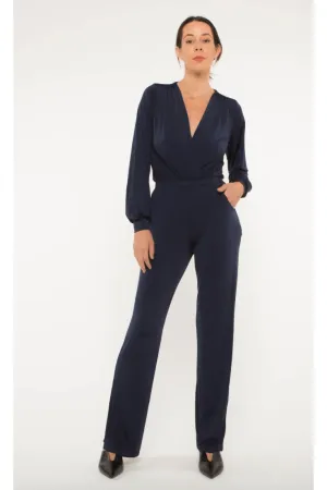 Ripley Rader Long Sleeve Jumpsuit Navy