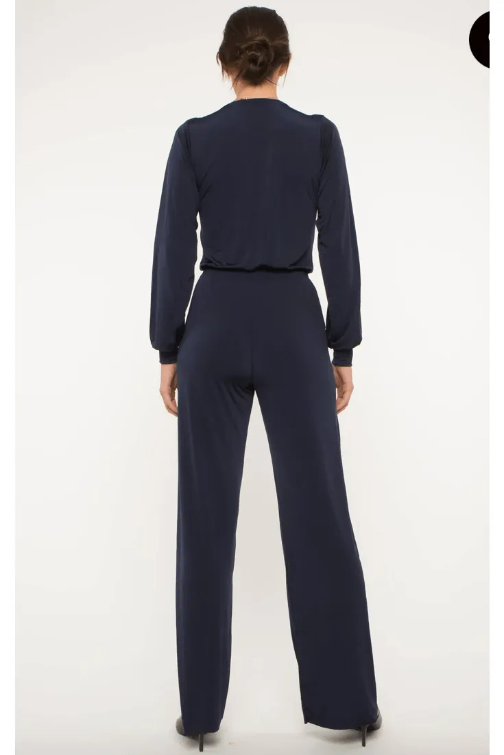 Ripley Rader Long Sleeve Jumpsuit Navy