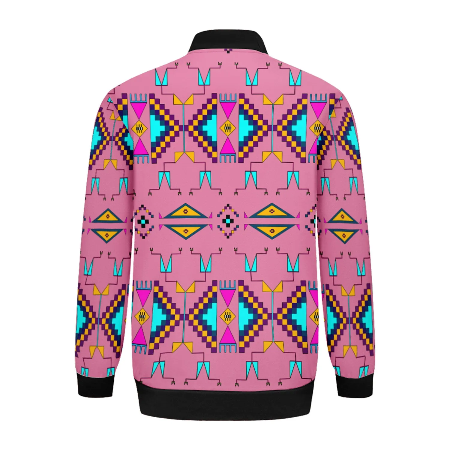 Rite of Passage Pink Zippered Collared Lightweight Jacket