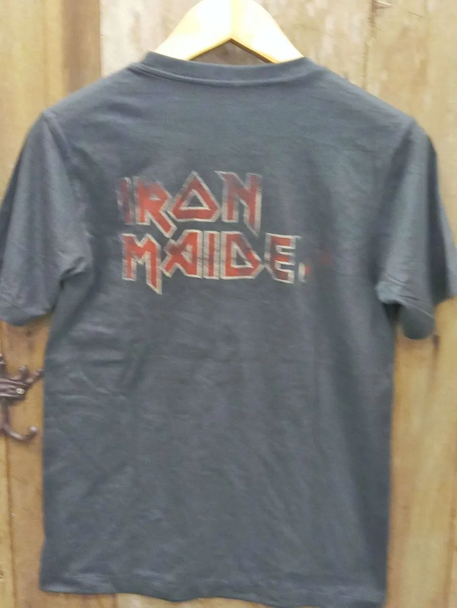 Rock 'n' Roll Heritage: Unveiling the Iron Maiden 'Number of the Beast' Vintage Band Tee