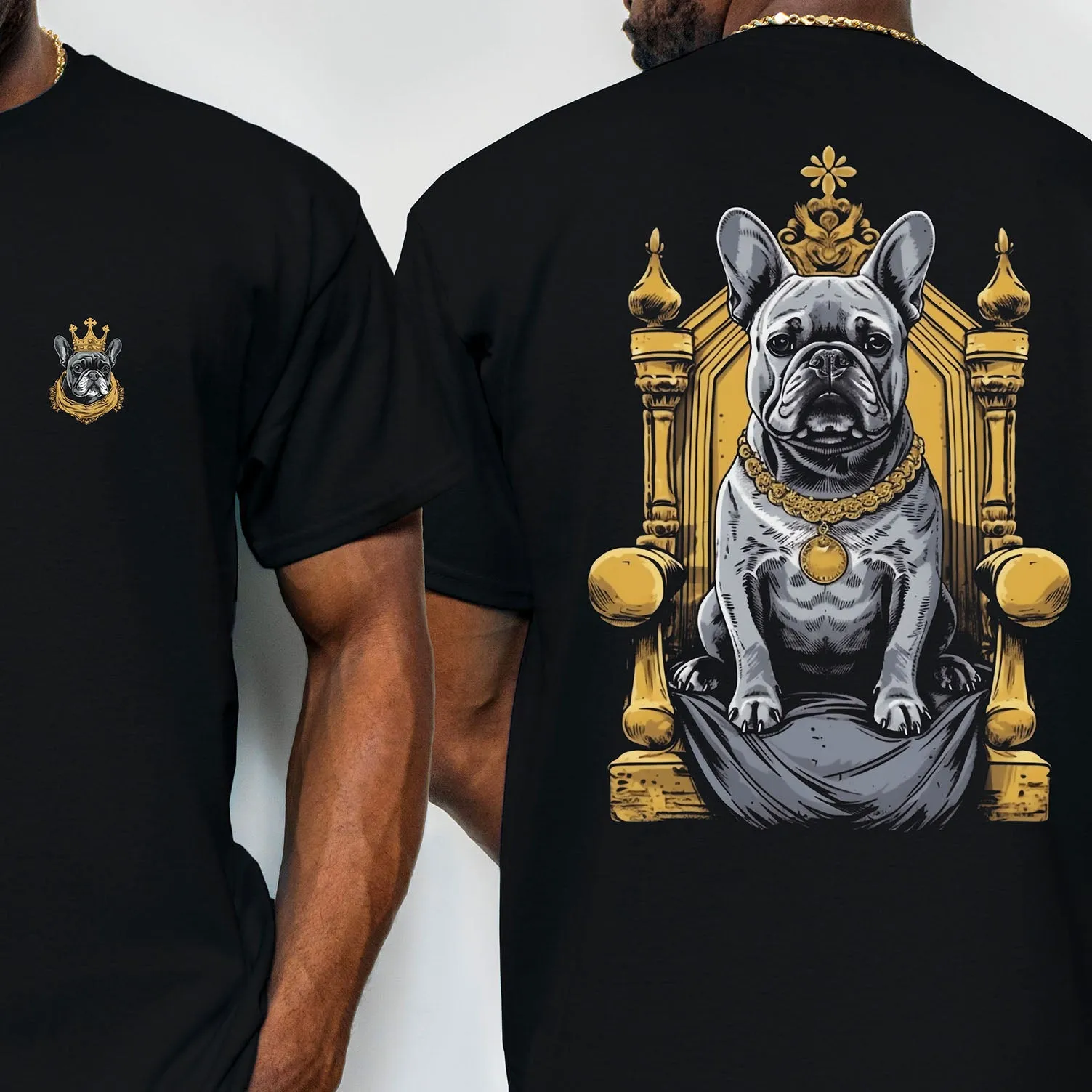 Royal Frenchie T-Shirt | Königliche Französische Bulldogge T-Shirt