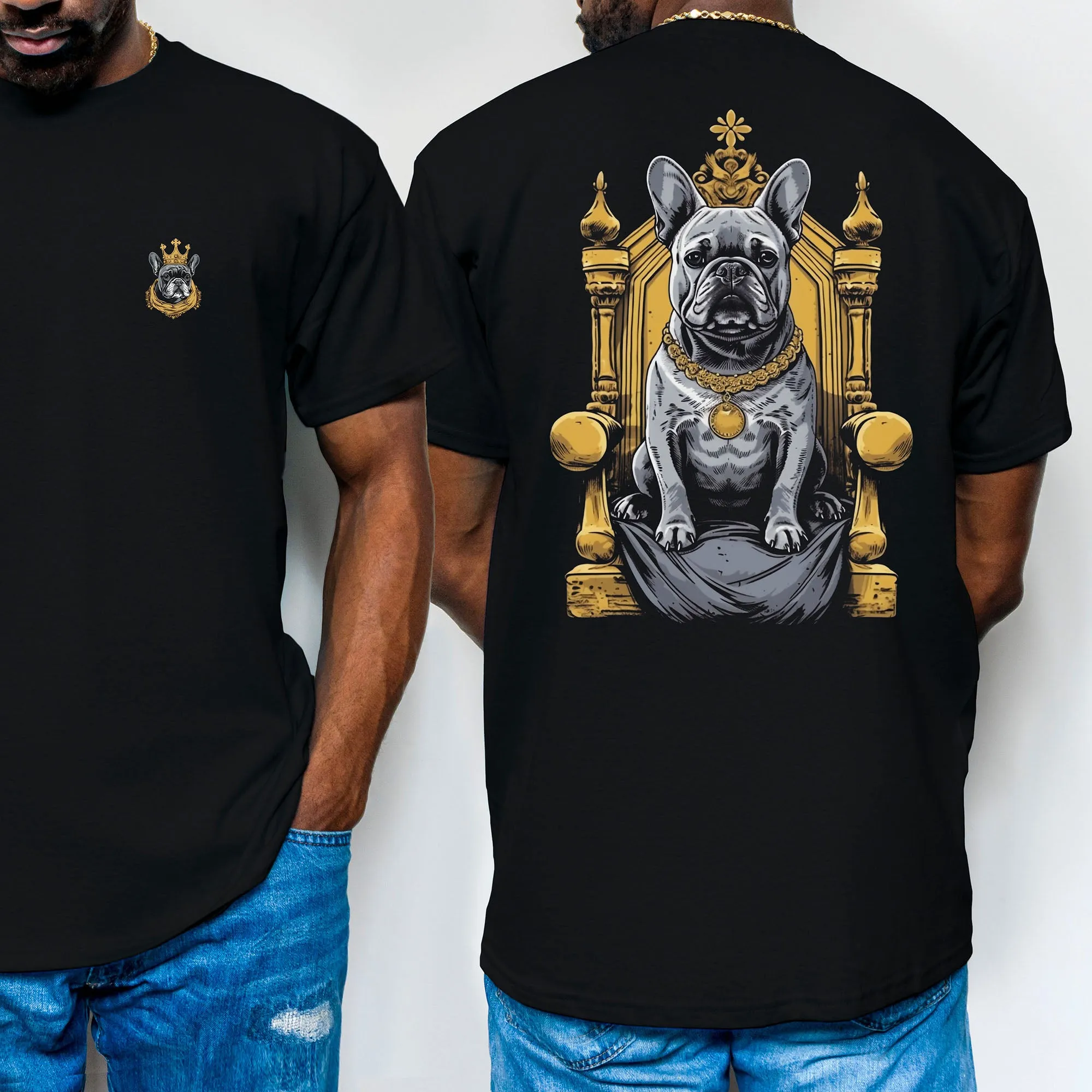 Royal Frenchie T-Shirt | Königliche Französische Bulldogge T-Shirt