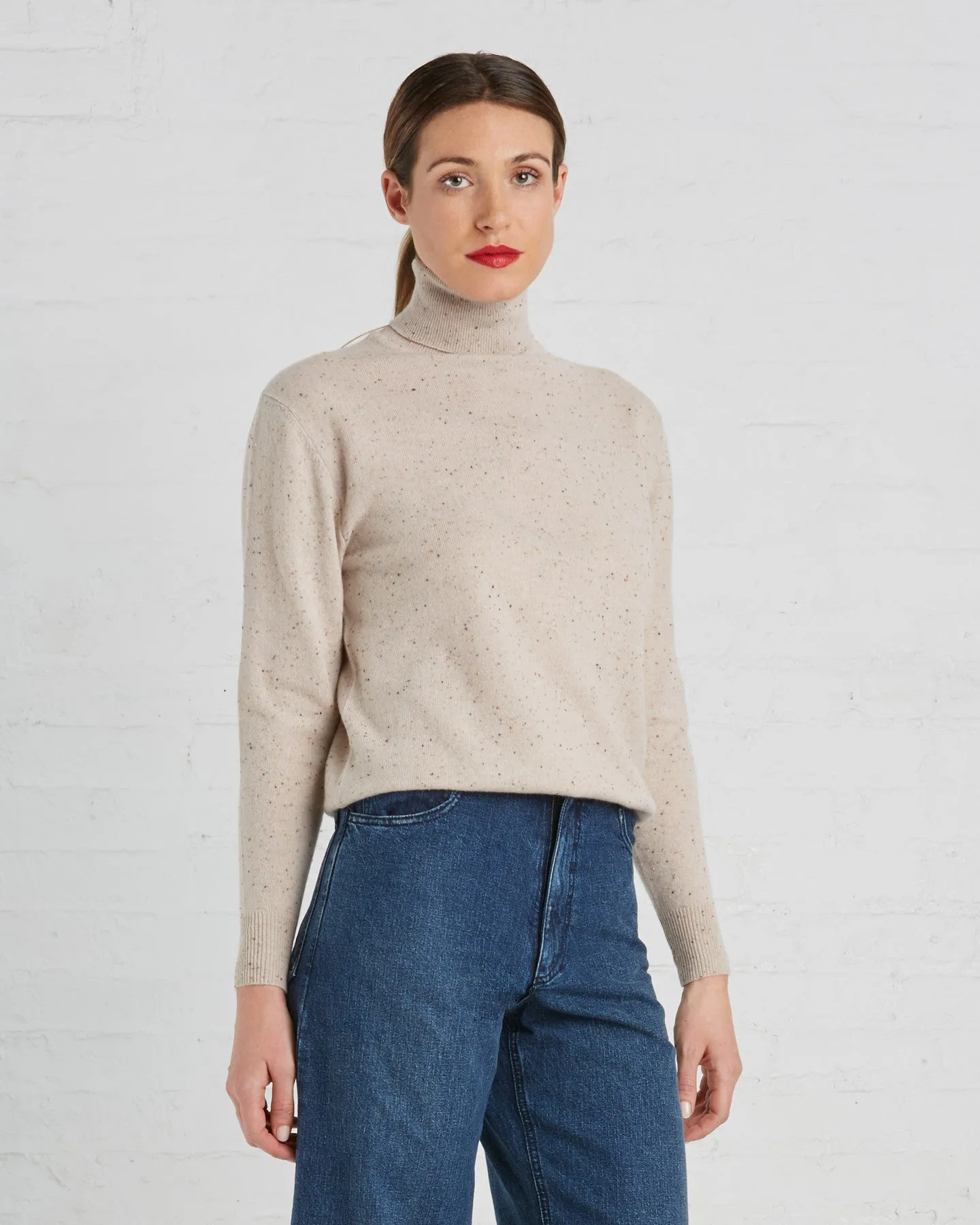 Ryan Roche Cashmere Turtleneck Sweater | Bambi