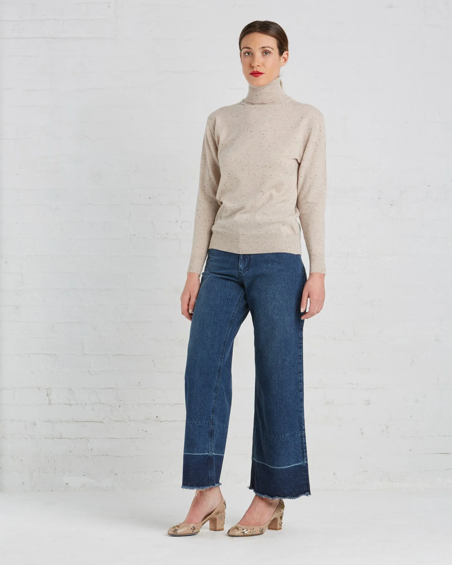 Ryan Roche Cashmere Turtleneck Sweater | Bambi