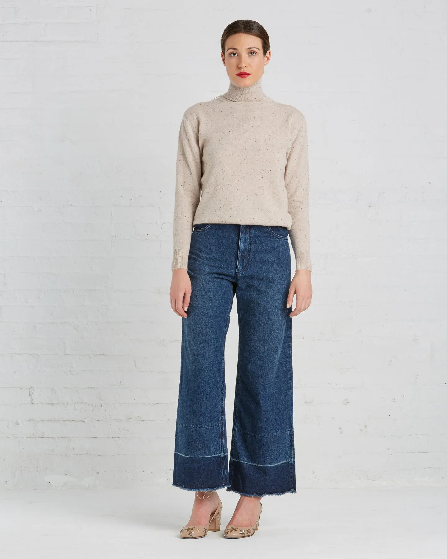 Ryan Roche Cashmere Turtleneck Sweater | Bambi