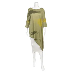 SALE! Linen Tunic in Olive & Cedar by Knit Knit