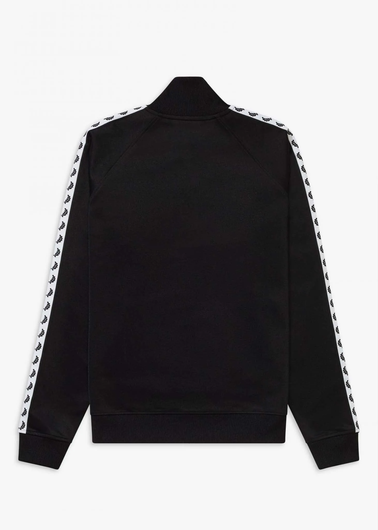 Taped track jacket - black