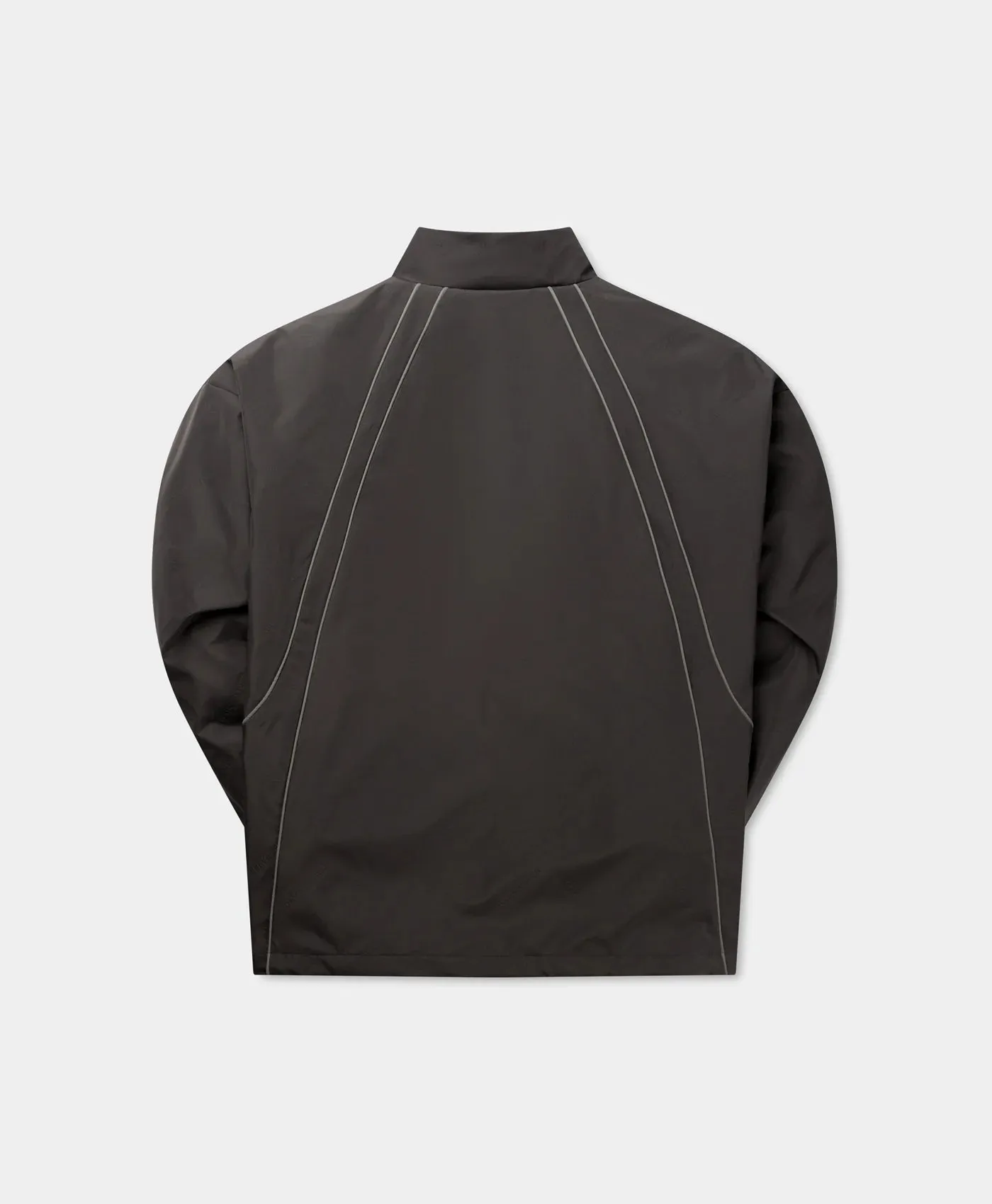 Taye Logo Relaxed Track Jacket Obsidian Black