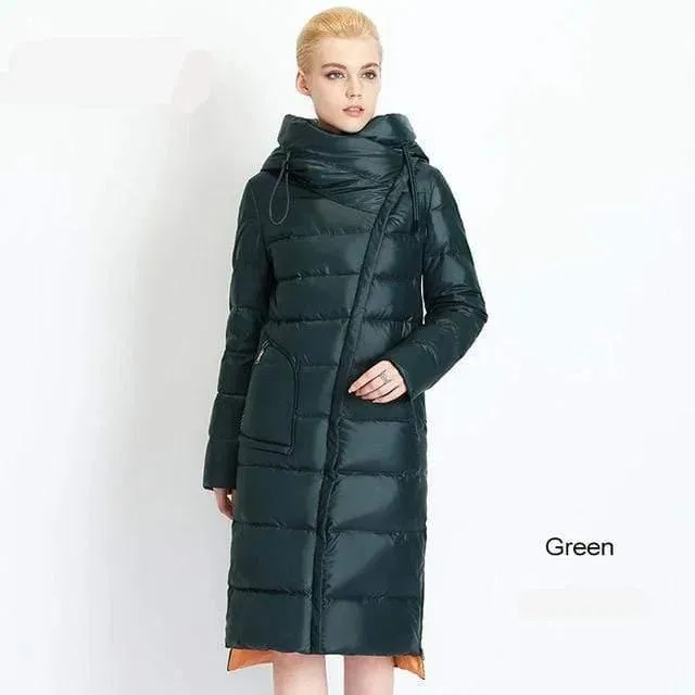 Women's High Quality Hooded Warm Fashionable Parkas