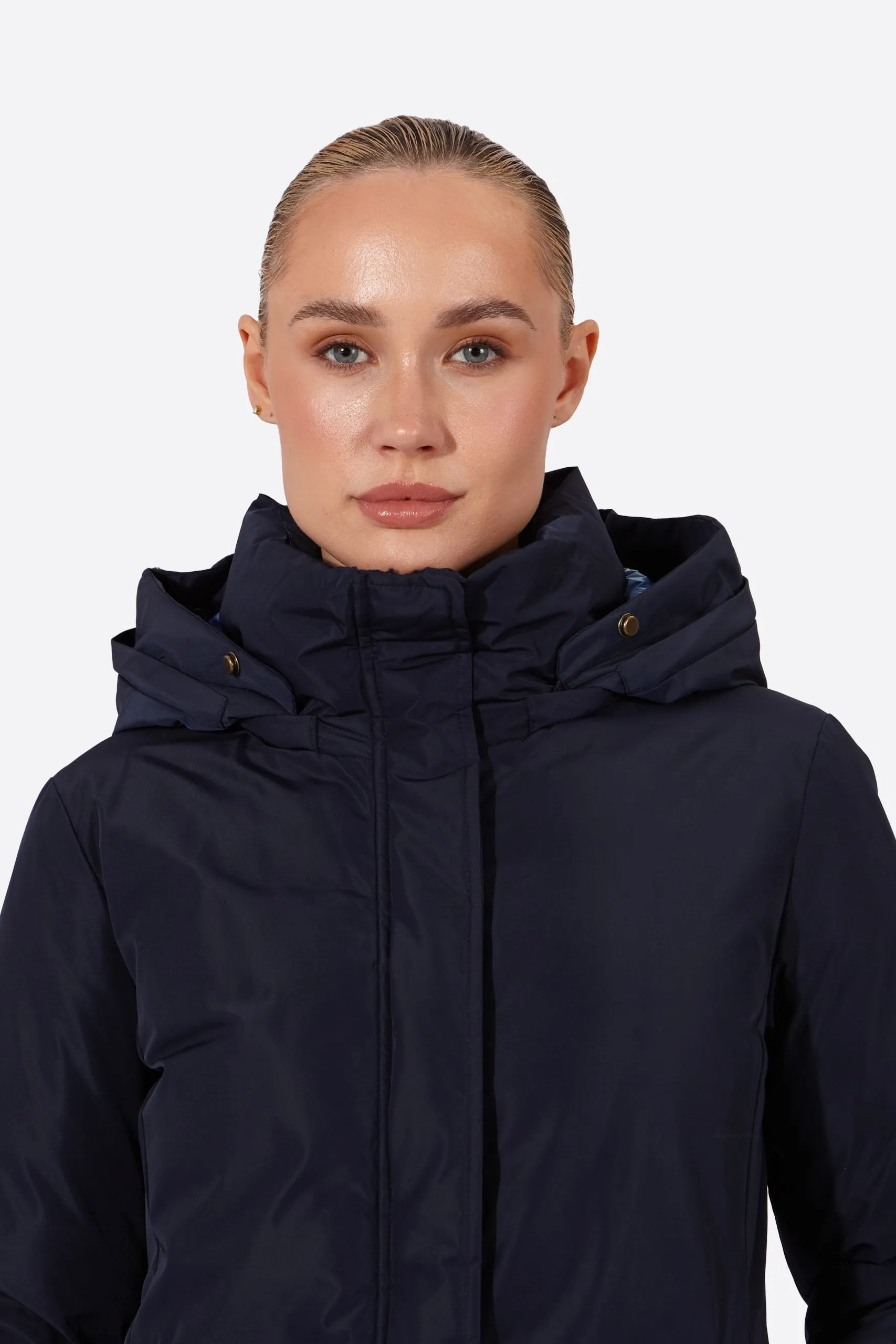 Women's parka SNOWFALL Ink Blue