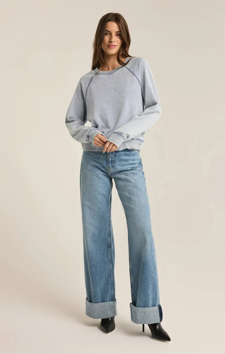 ZSupply Saldana Knit Denim Top